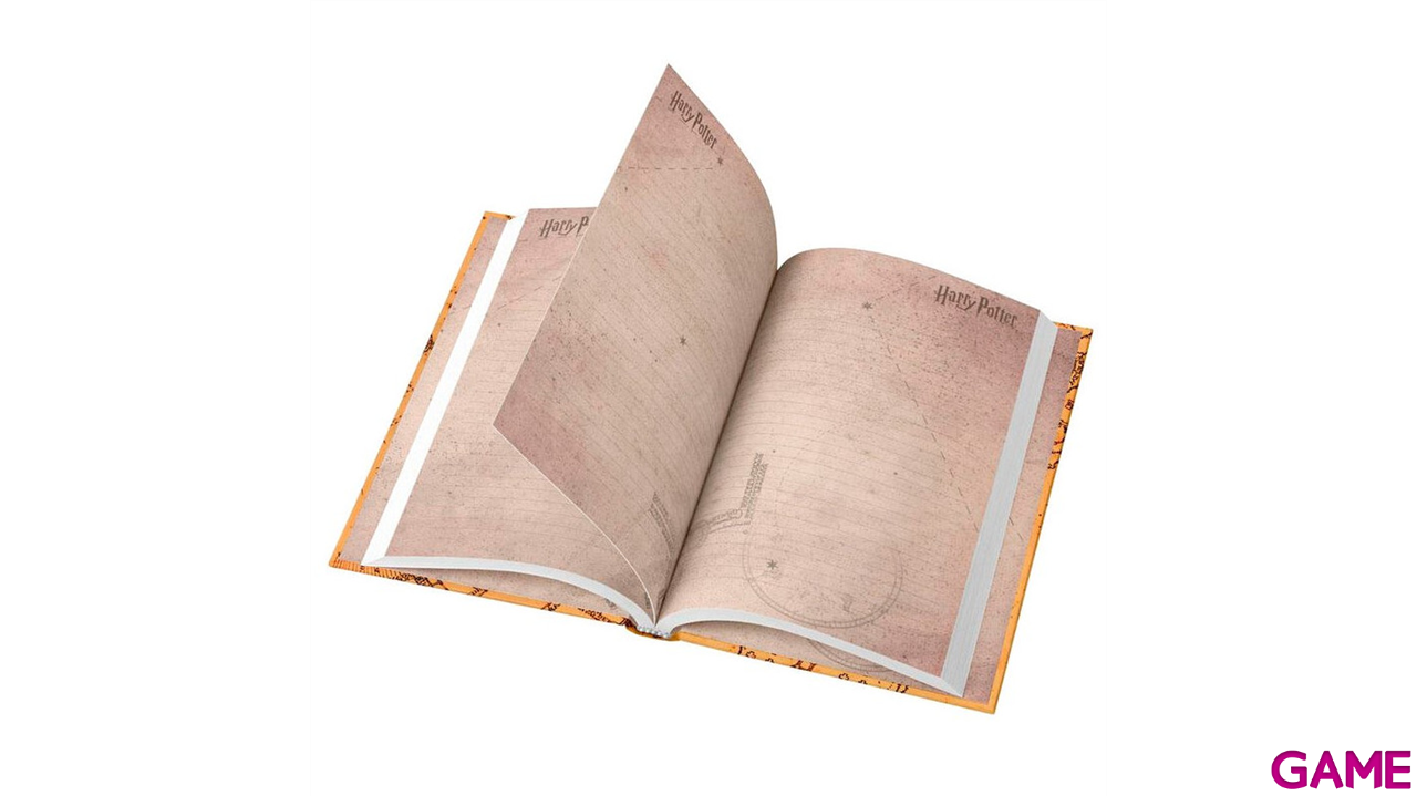 Libreta con Luz Harry Potter: Mapa del Merodeador-3