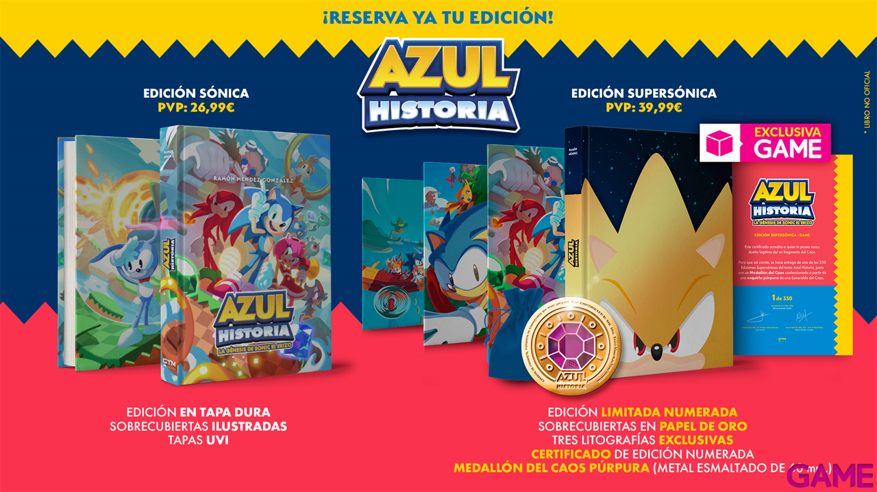 Azul Historia La Génesis de Sonic el Erizo Edición Sónica-1