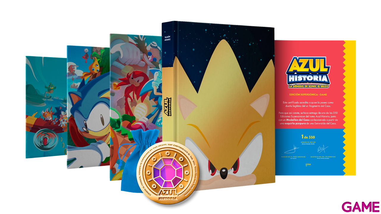 Azul Historia La Génesis de Sonic el Erizo Edición Supersónica-2