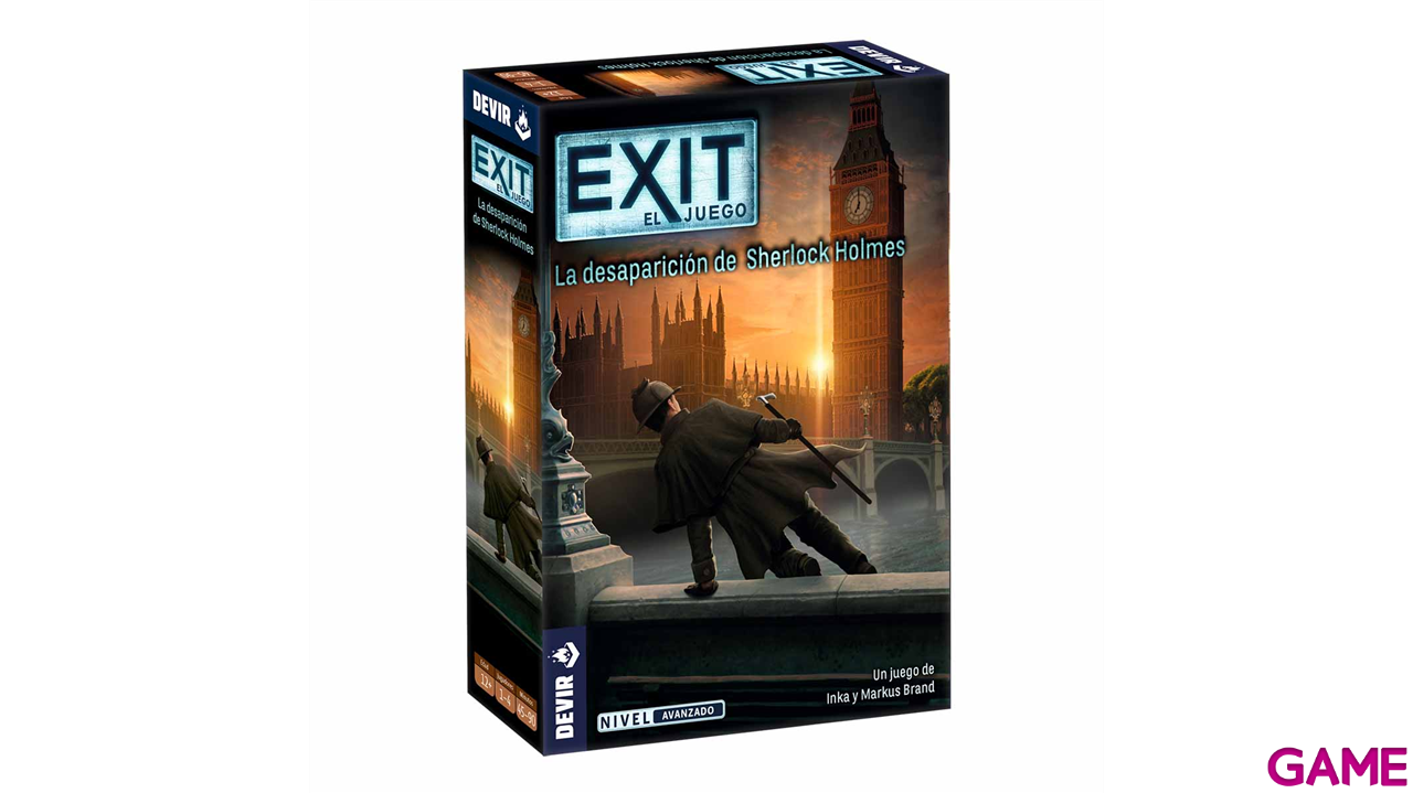 Juego de mesa Exit La desaparicion de Sherlock Holmes-0