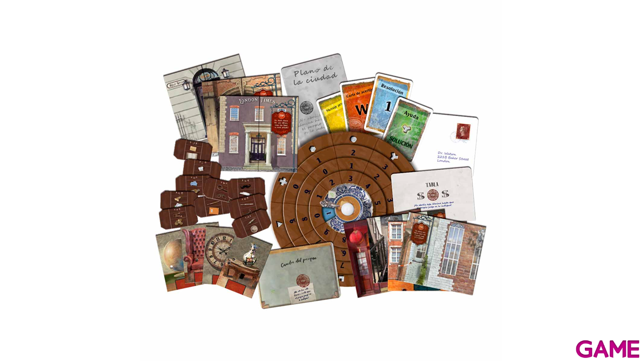 Juego de mesa Exit La desaparicion de Sherlock Holmes-1