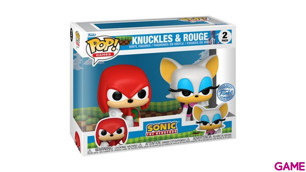 Pack de 2 Figuras Pop Sonic: Knuckles y Rouge-1