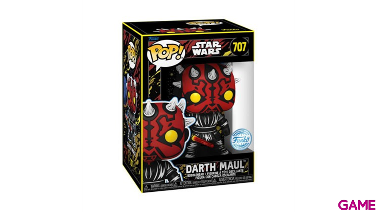 Figura Pop Star Wars 25 Aniverversario: Darth Maul Retro-0