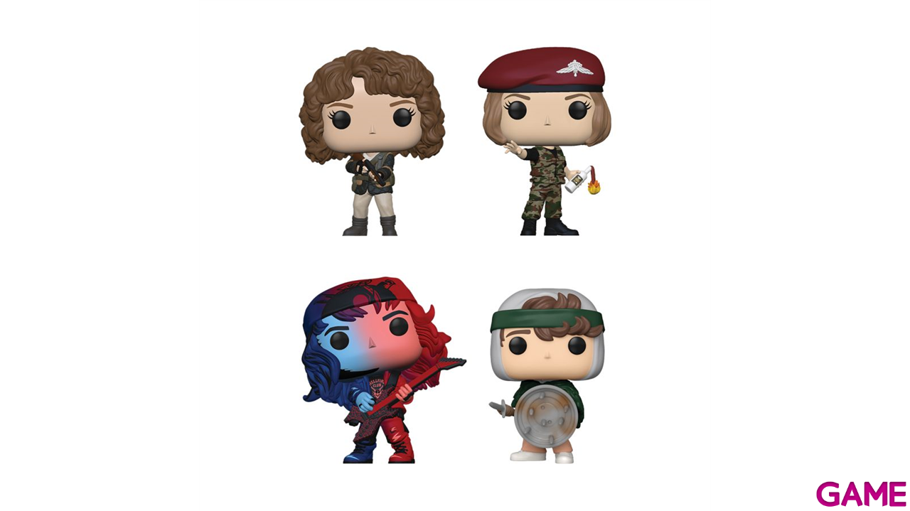 Pack de 4 Figuras Pop Stranger Things-1