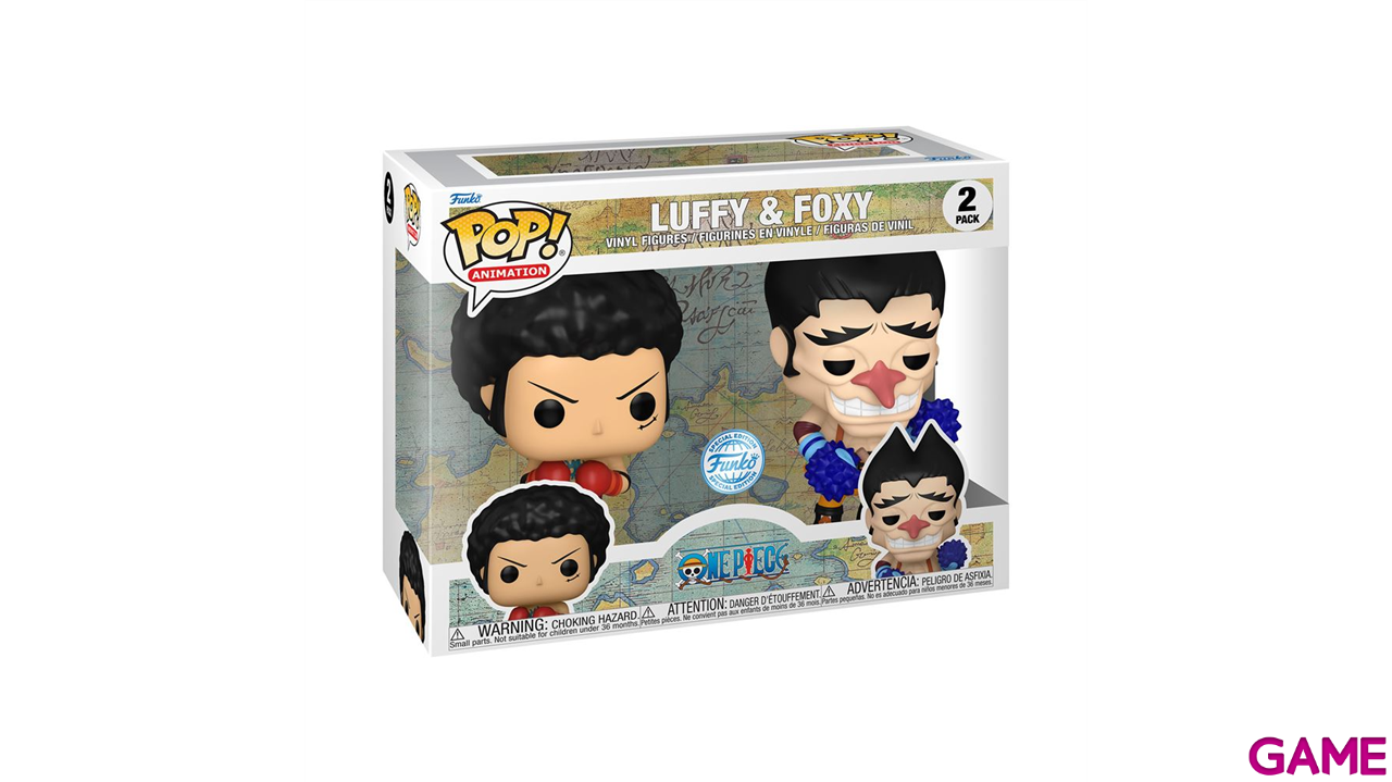 Pack de 2 Figuras One Pice: Luffy y Foxy-1