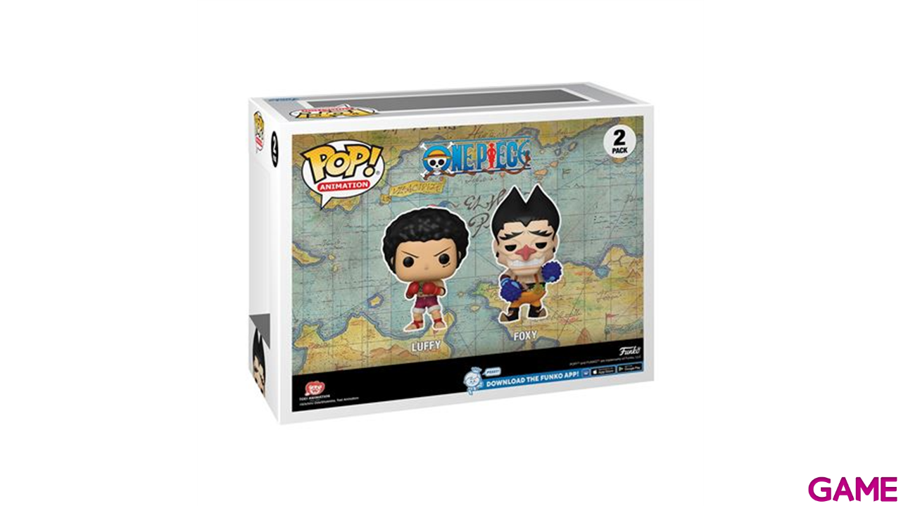 Pack de 2 Figuras One Pice: Luffy y Foxy-2