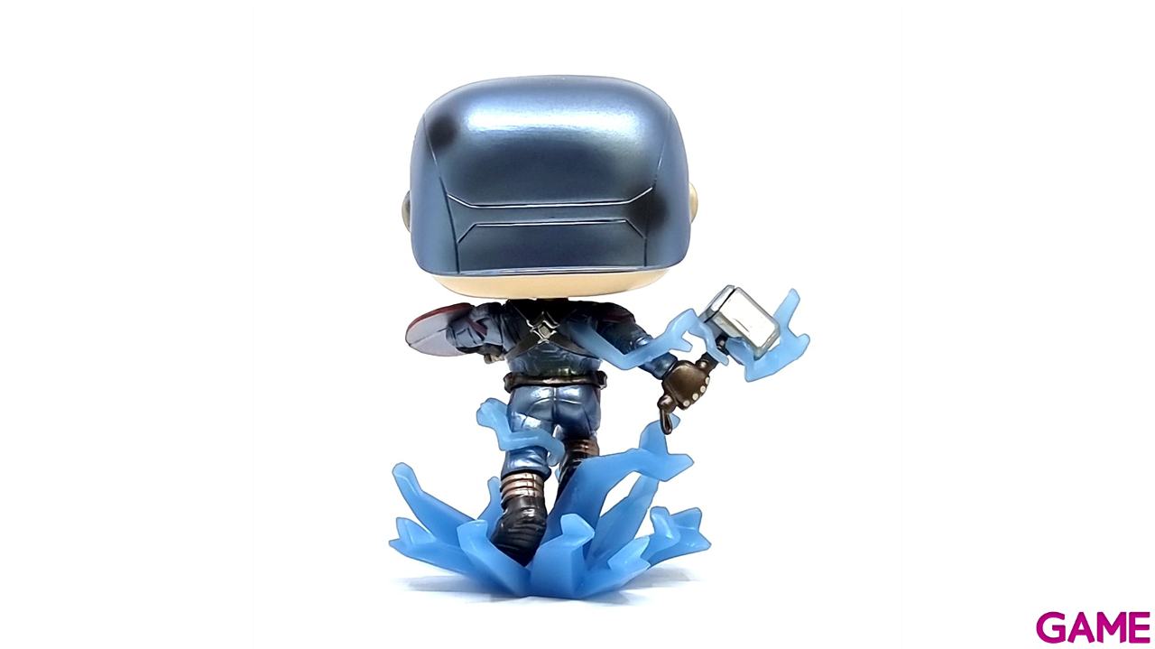 Figura Pop Marvel Endgame: Capitán con Martillo Ed. Especial-2