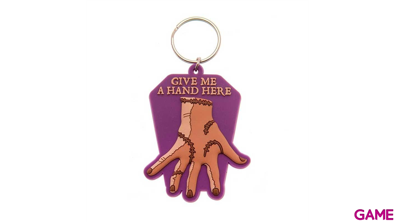 Llavero de Goma Wednesday: Give me a Hand-0