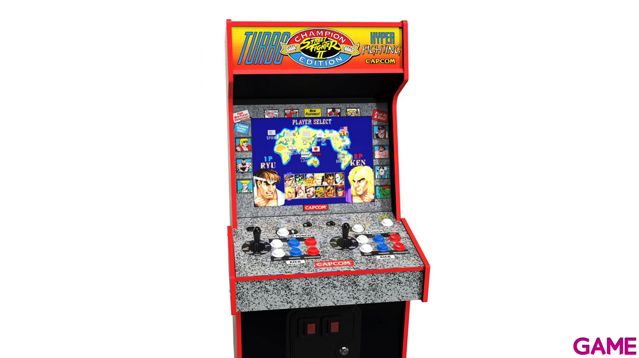 Arcade1Up Turbo Street Fighter 14-in-1 Legacy Wi-fi Arcade Machine-0