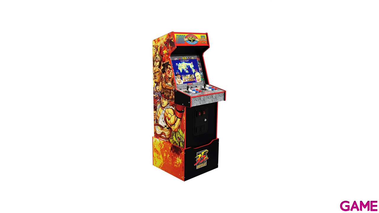 Arcade1Up Turbo Street Fighter 14-in-1 Legacy Wi-fi Arcade Machine-2