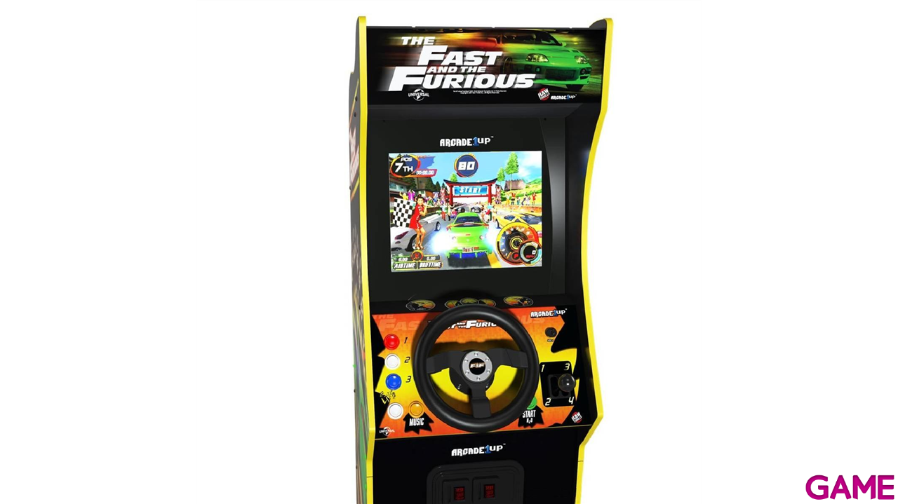Arcade1Up The Fast & The Furious Deluxe Racing Arcade Game-4