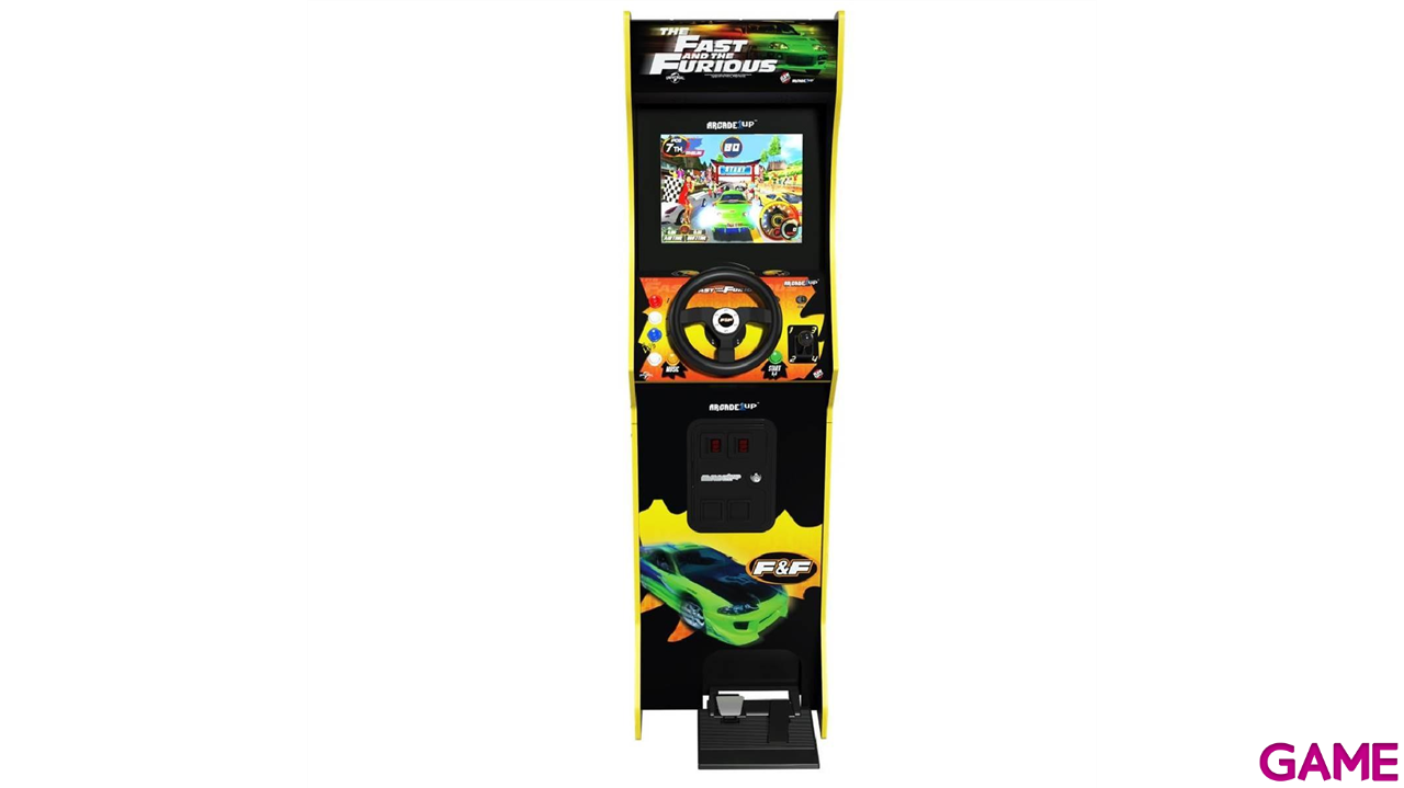 Arcade1Up The Fast & The Furious Deluxe Racing Arcade Game-6