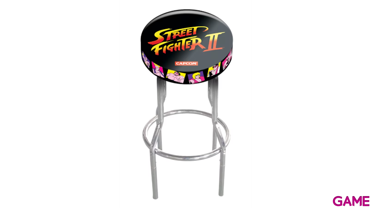 Arcade1Up Street Fighter Stool - Taburete-0