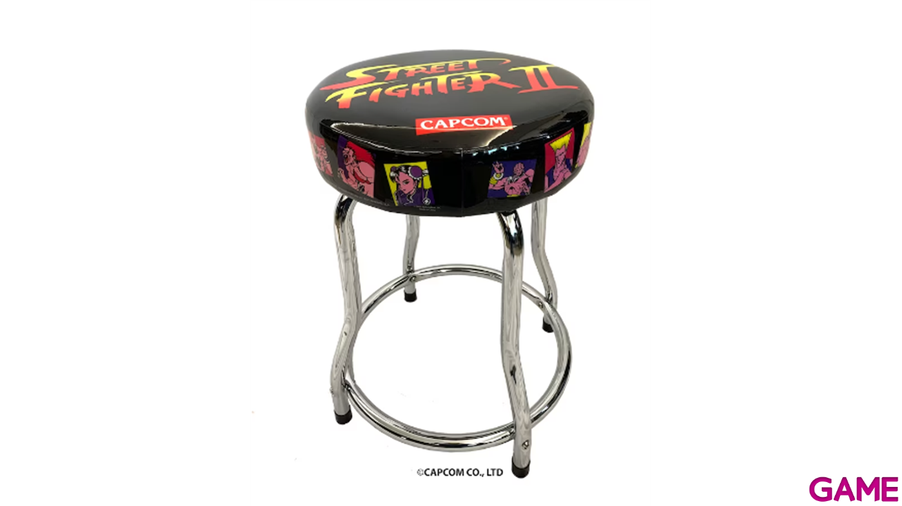 Arcade1Up Street Fighter Stool - Taburete-2