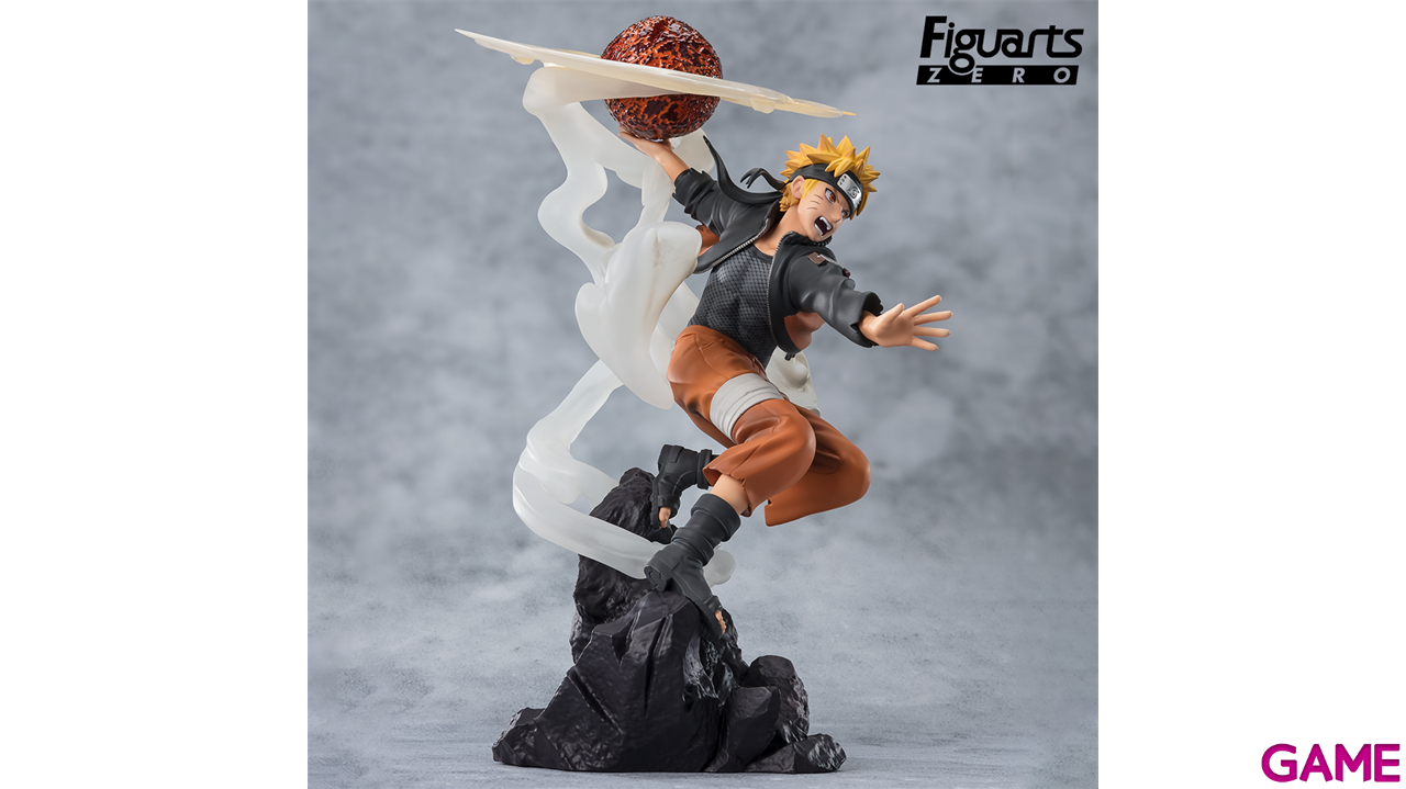 Figura Figuarts Zero Naruto Shippuden: Naruto Uzumaki Sage Arts Lava Release Rasenshuriken 24cm-1