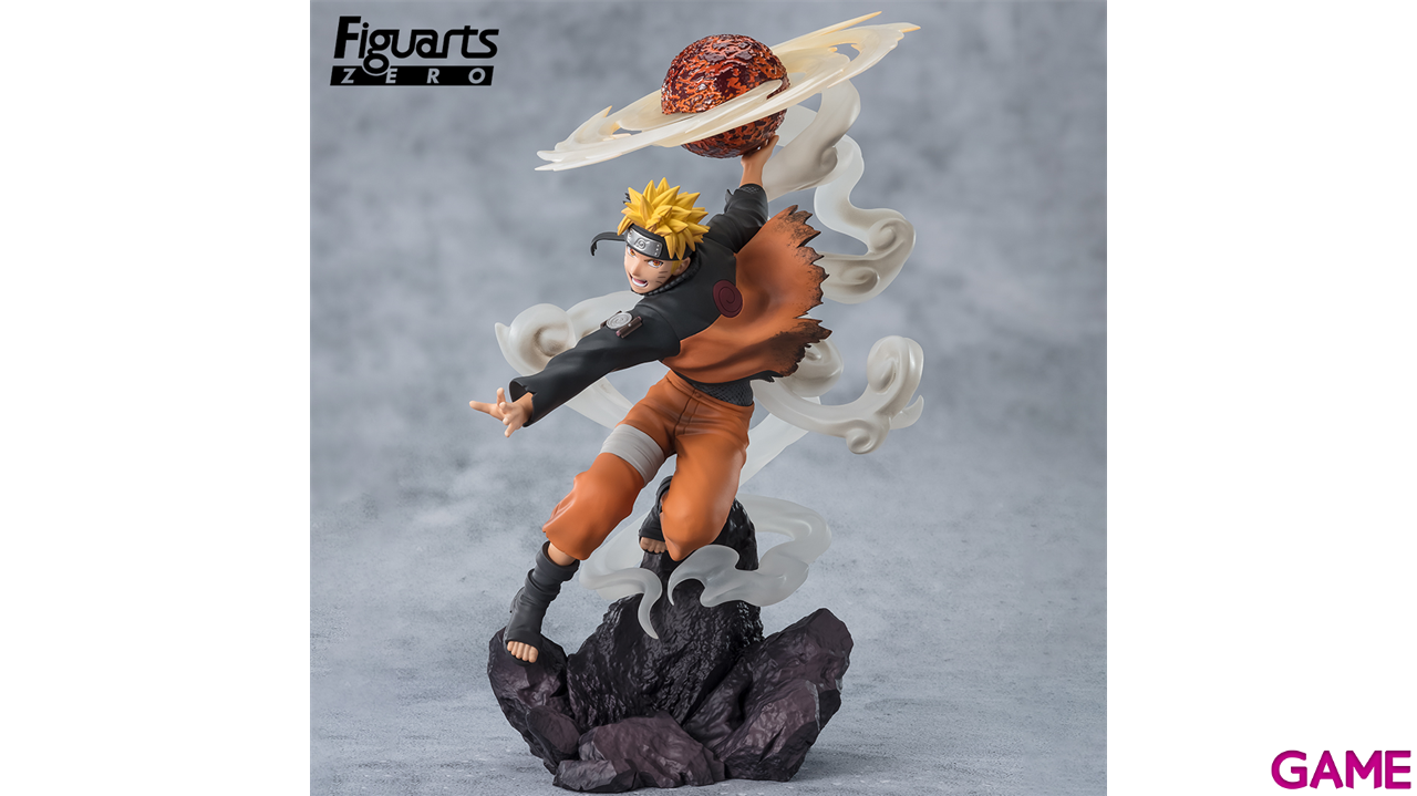 Figura Figuarts Zero Naruto Shippuden: Naruto Uzumaki Sage Arts Lava Release Rasenshuriken 24cm-7