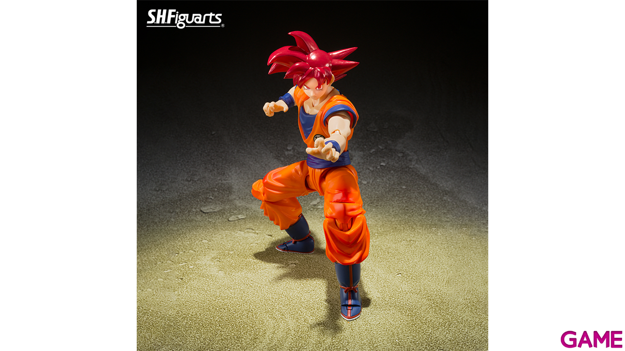 Figura SH Figuarts Dragon Ball Super: Super Saiyan God Son Goku God of Virtue 14cm-2