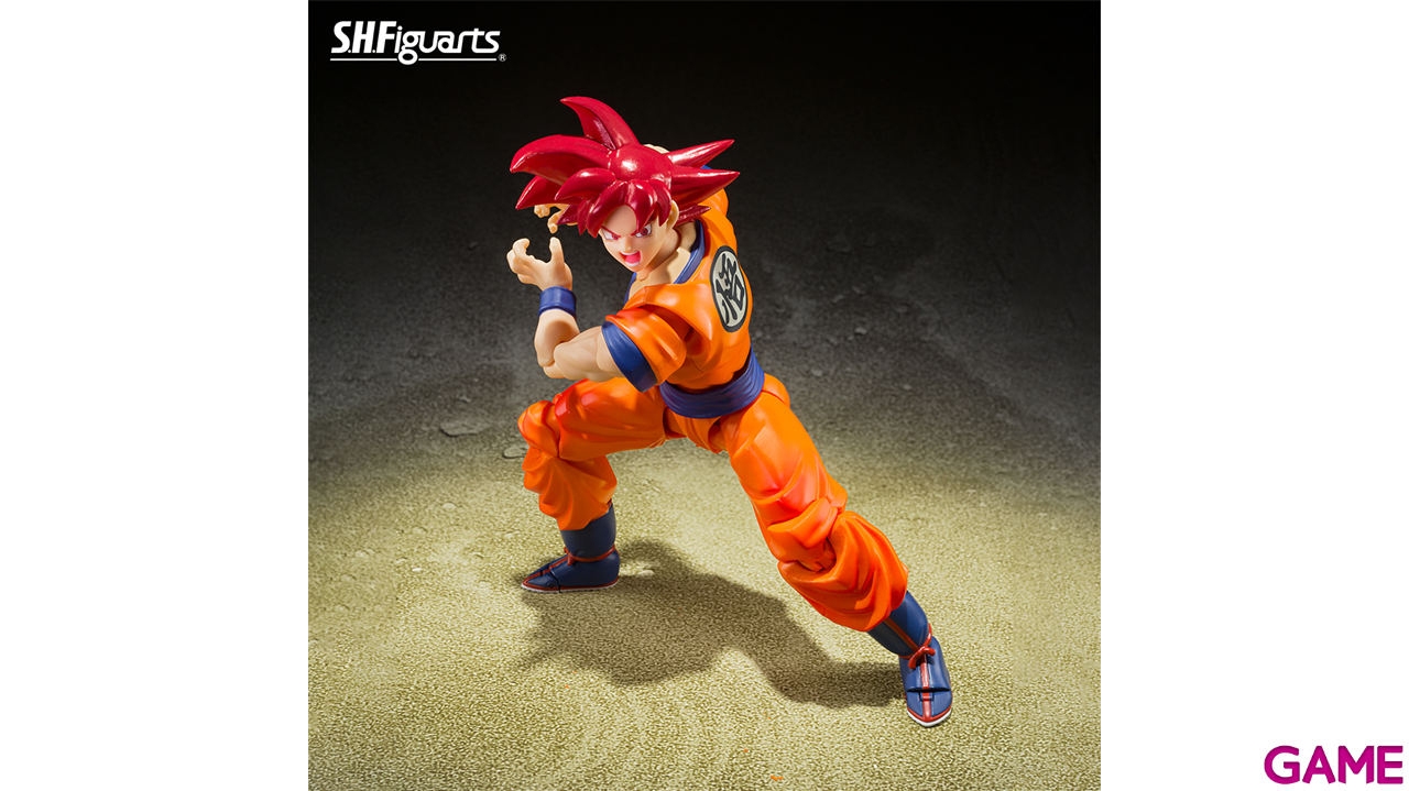 Figura SH Figuarts Dragon Ball Super: Super Saiyan God Son Goku God of Virtue 14cm-4