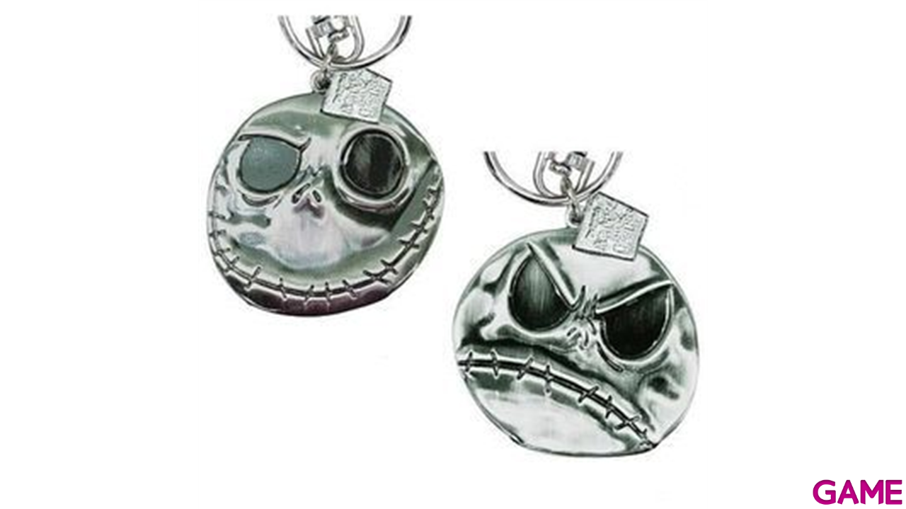 Llavero metalico Pesadilla antes de Navidad Jack Good & Bad Day-0