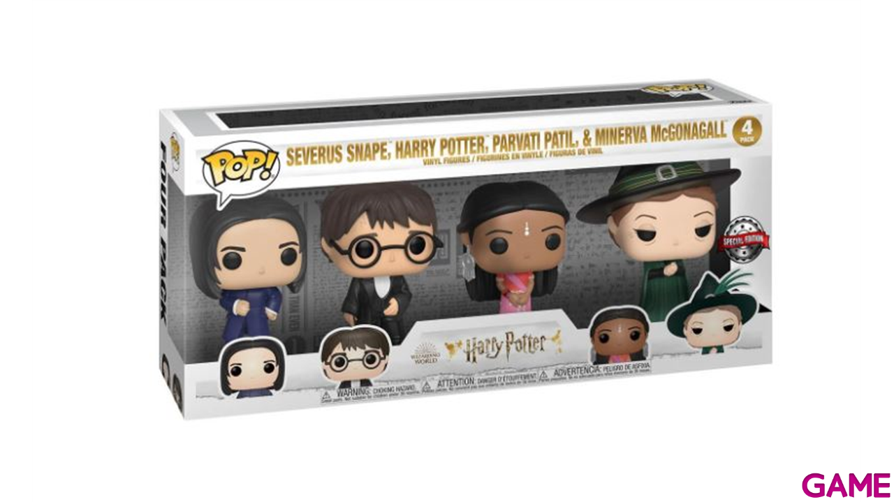 Pack de 4 Figuras Pop Harry Potter: Yule-0