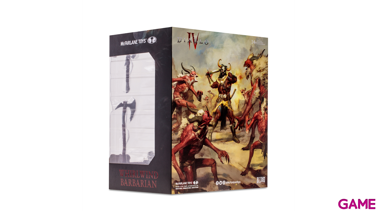 Figura McFarlane Diablo IV: Bárbaro Épico 15cm-4