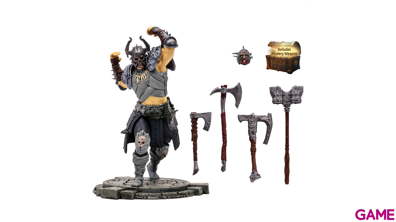 Figura McFarlane Diablo IV: Bárbaro Épico 15cm-6