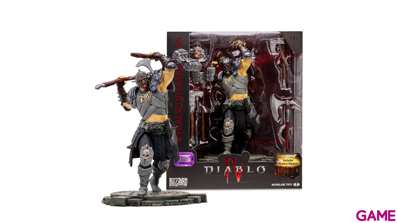 Figura McFarlane Diablo IV: Bárbaro Épico 15cm-8