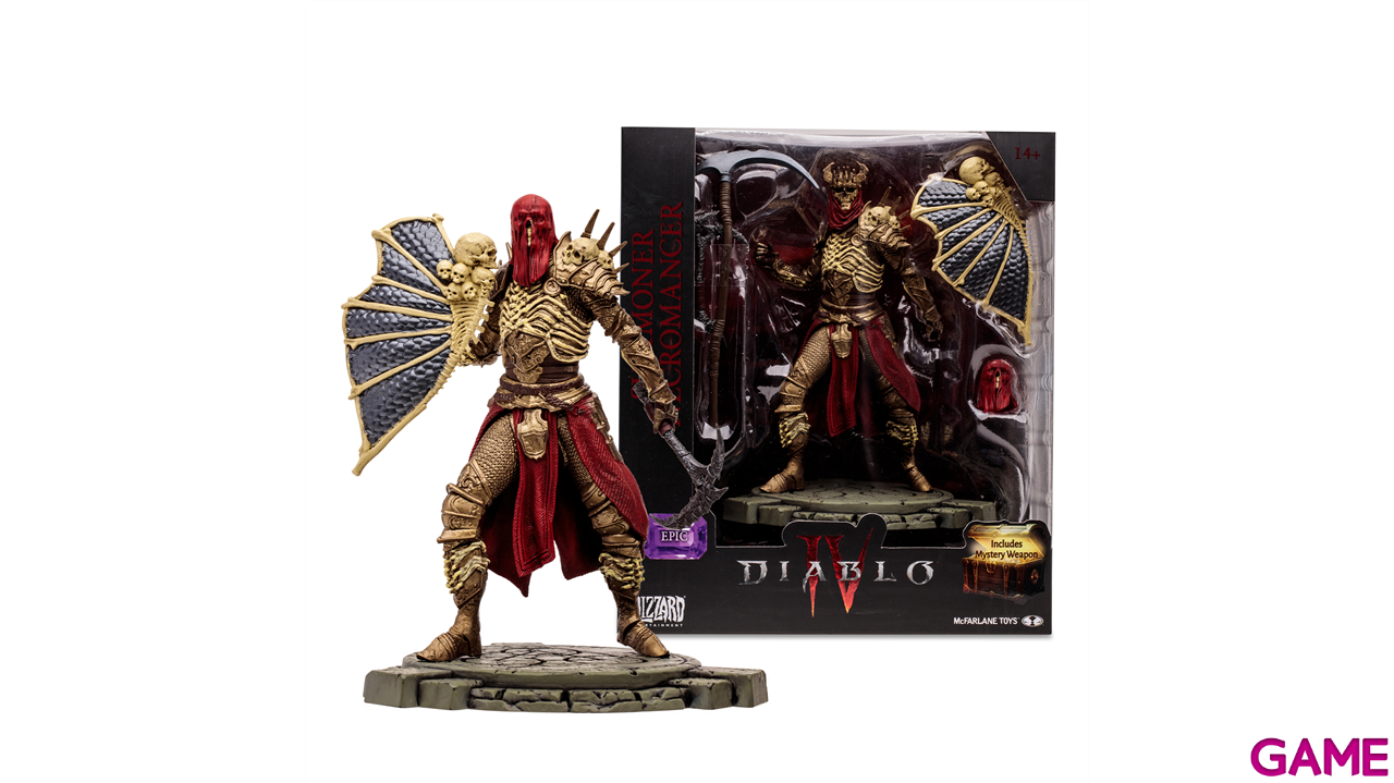 Figura McFarlane Diablo IV: Nigromante Épico 15cm-2