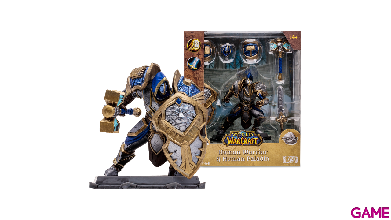 Figura McFarlane World of Warcraft: Humano 15cm-1