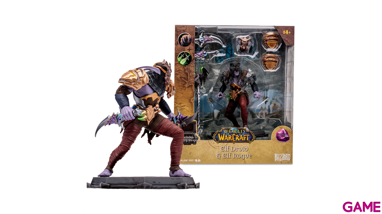 Figura McFarlane World of Warcraft: Elfa de la Noche Épica 15cm-14