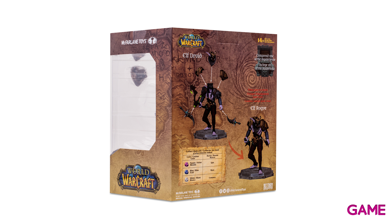 Figura McFarlane World of Warcraft: Elfa de la Noche Épica 15cm-16