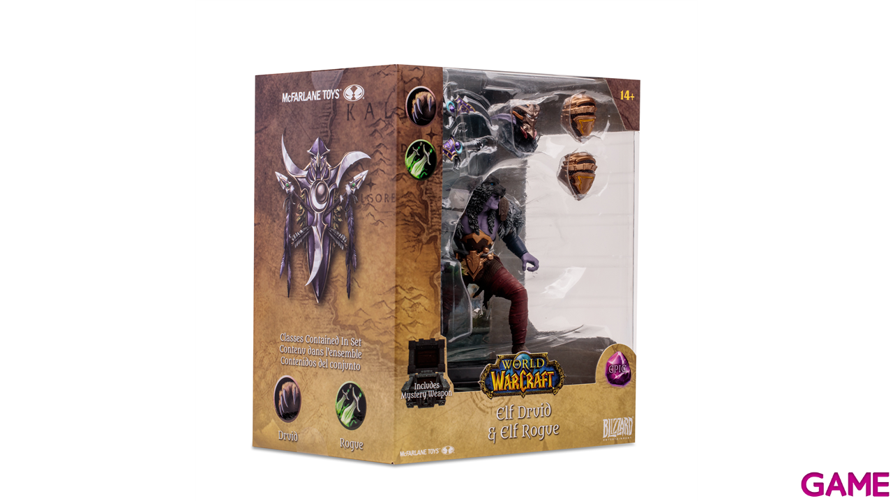 Figura McFarlane World of Warcraft: Elfa de la Noche Épica 15cm-19