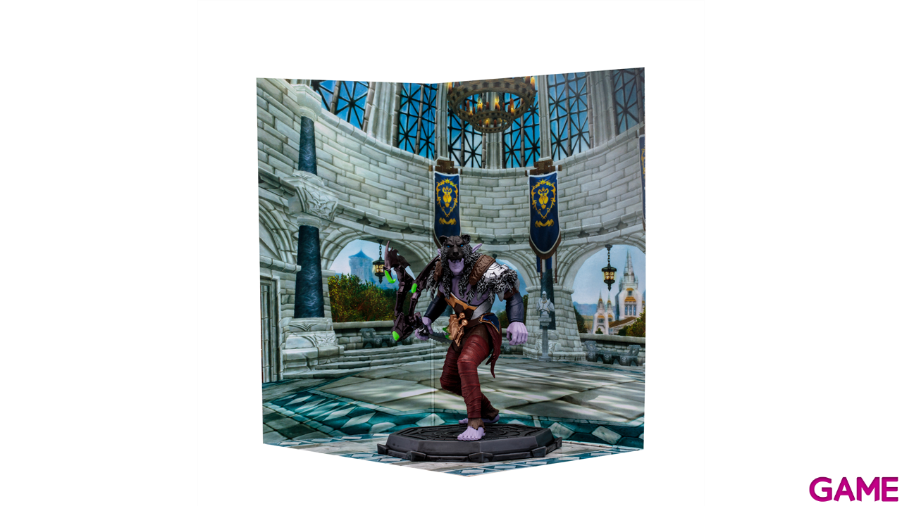 Figura McFarlane World of Warcraft: Elfa de la Noche Épica 15cm-1