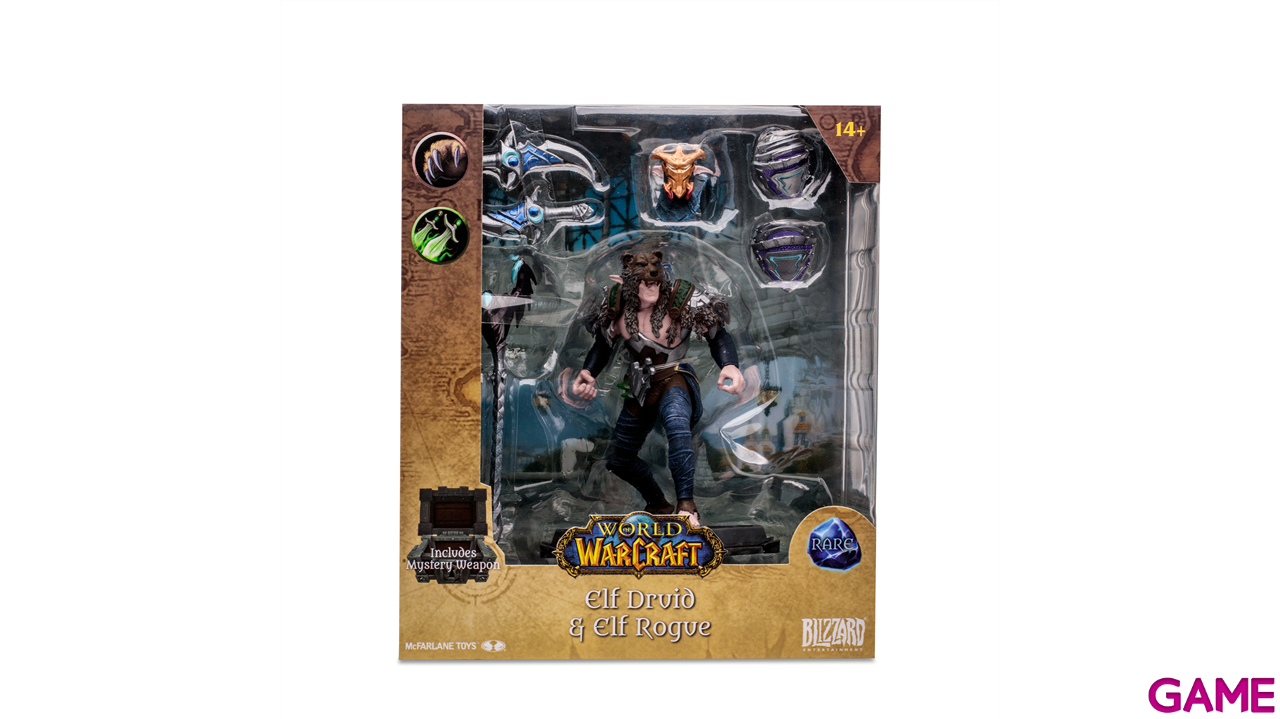 Figura McFarlane World of Warcraft: Elfa de la Noche Rara 15cm-9