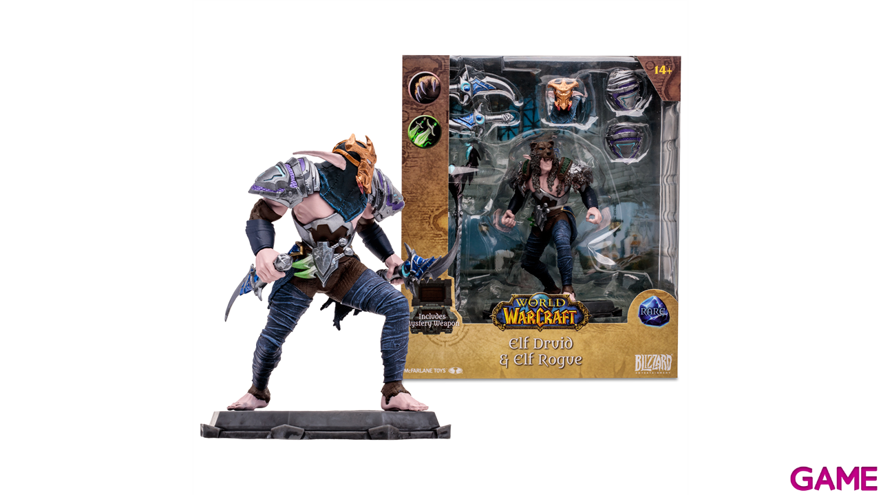 Figura McFarlane World of Warcraft: Elfa de la Noche Rara 15cm-6