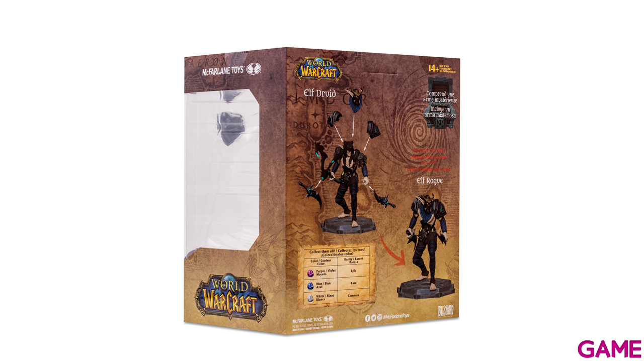 Figura McFarlane World of Warcraft: Elfa de la Noche Rara 15cm-8