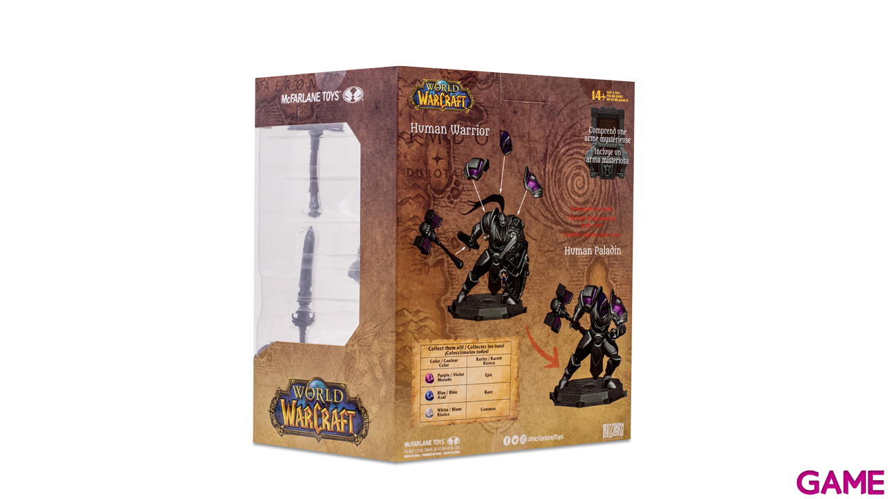 Figura McFarlane World of Warcraft: Humano Épico 15cm-21