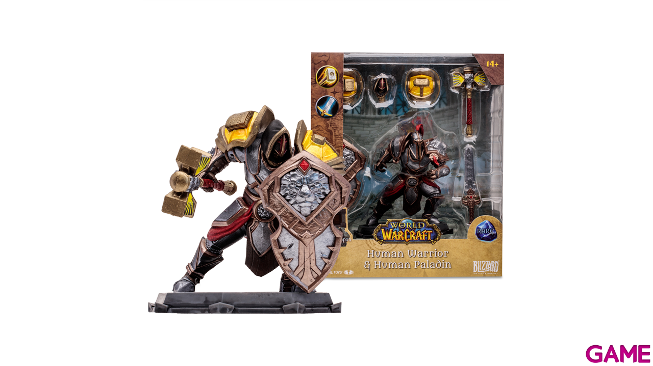 Figura McFarlane World of Warcraft: Humano Raro 15cm-5