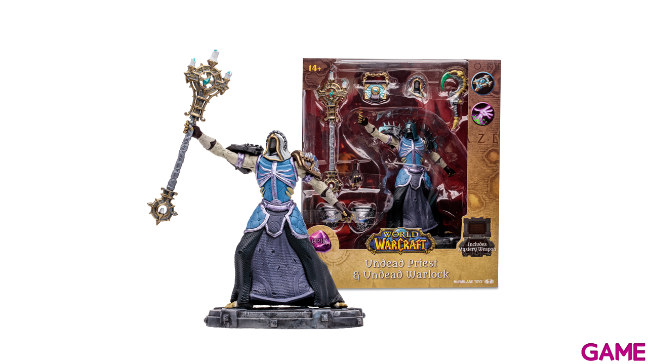 Figura McFarlane World of Warcraft: No Muerto Épico 15cm-18
