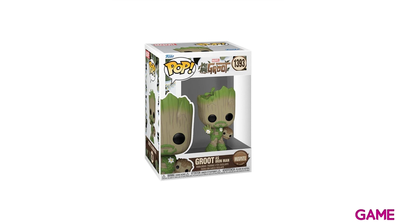 Figura Pop Marvel We Are Groot: Iron Man-0
