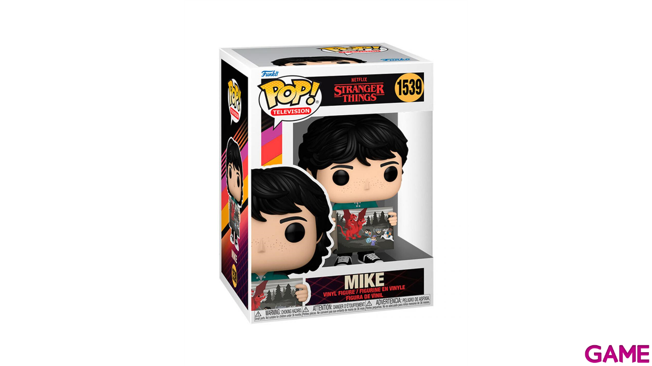Figura Pop Stranger Things S4: Mike con Dibujo de Will-0