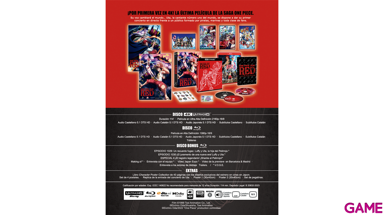 One Piece Film Red 4K + BD - Edición Coleccionista-1