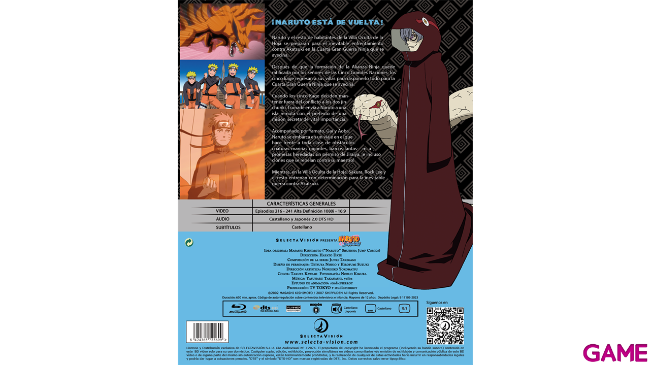 Naruto Shippuden Box 9 Episodios 216 a 241-0
