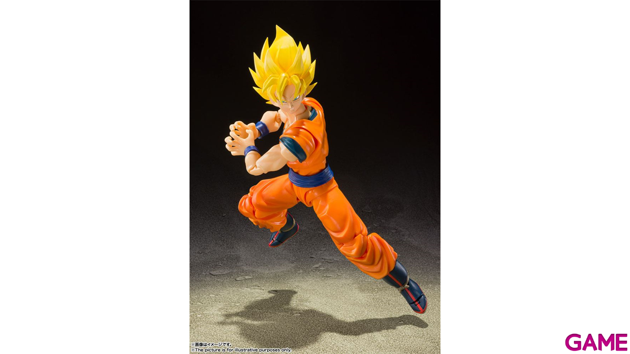 Figura Dragon Ball Z: Son Goku Super Saiyan Full Power de 14 cm-1