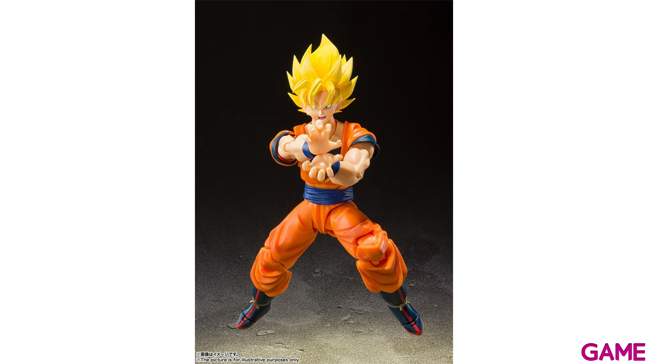 Figura Dragon Ball Z: Son Goku Super Saiyan Full Power de 14 cm-3