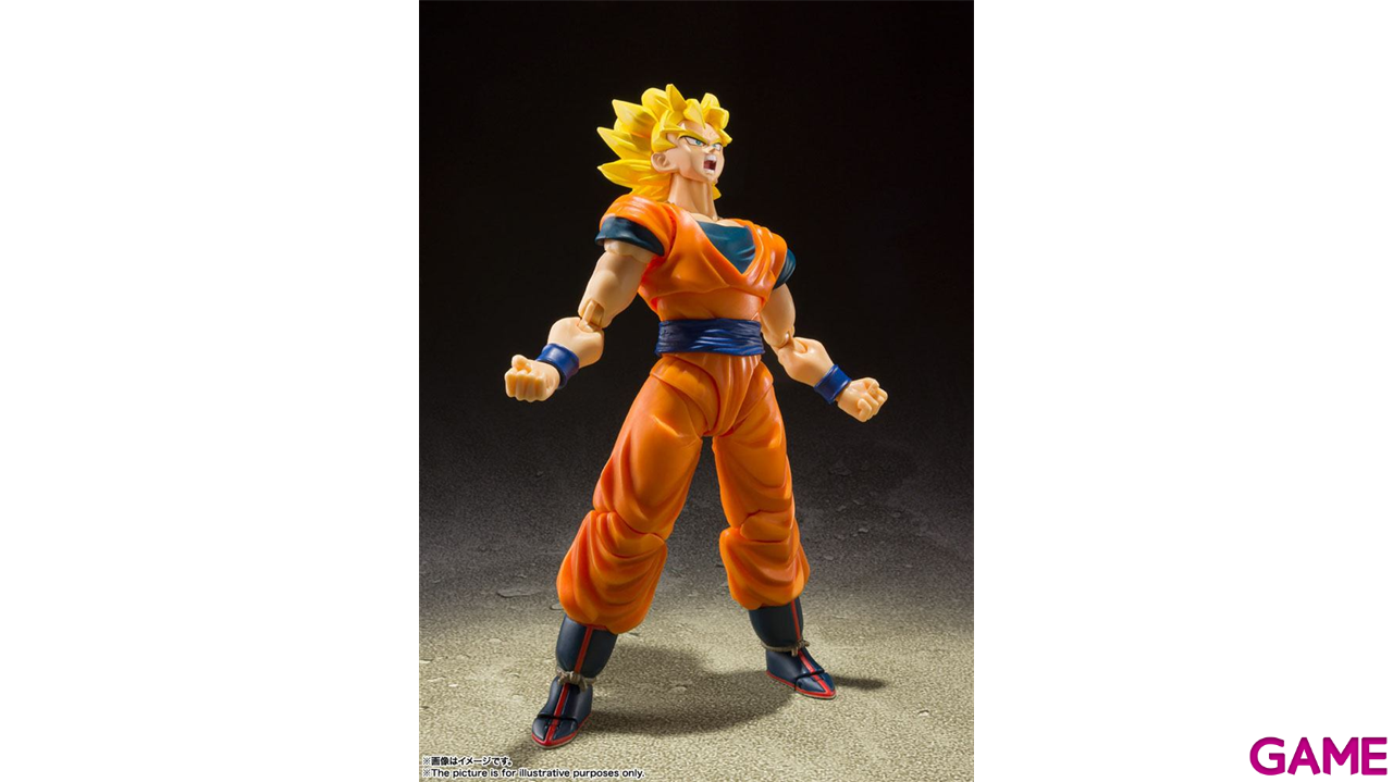 Figura Dragon Ball Z: Son Goku Super Saiyan Full Power de 14 cm-4