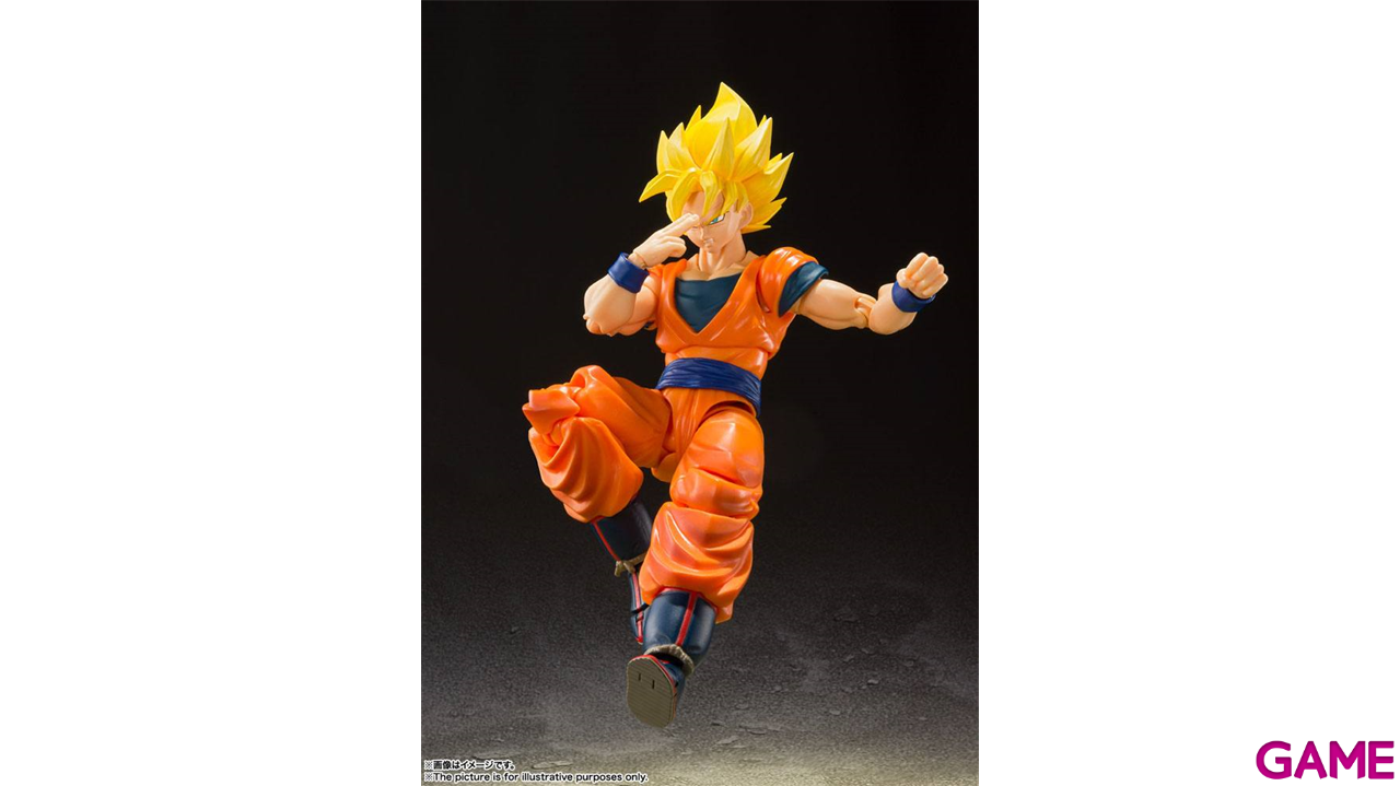 Figura Dragon Ball Z: Son Goku Super Saiyan Full Power de 14 cm-5