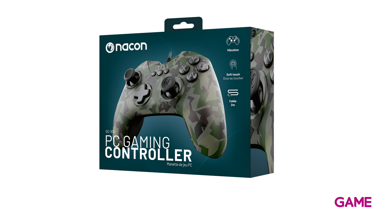 Nacon GC-100 Camuflaje PC - Gamepad-0
