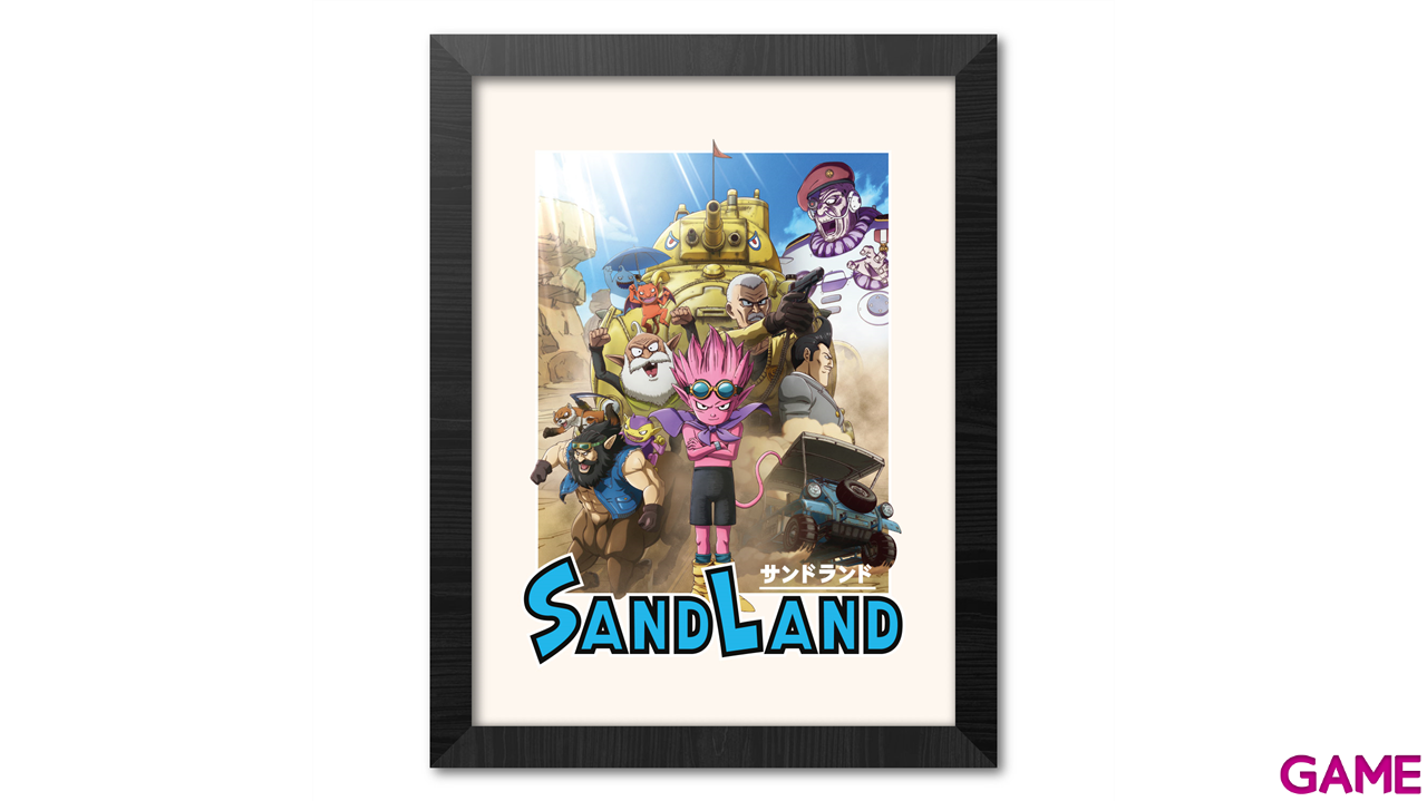 Print Enmarcado Sand Land 30x40cm-0