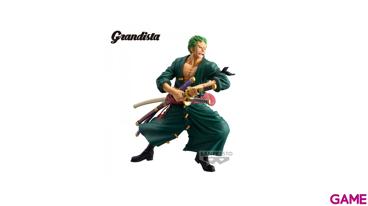 Figura Banpresto One Piece Grandista: Roronoa Zoro-1